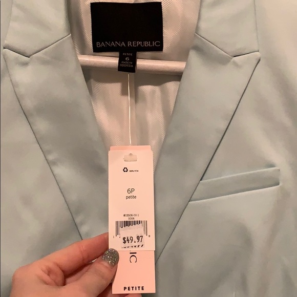 Light Blue Banana Republic Blazer - Picture 2 of 4